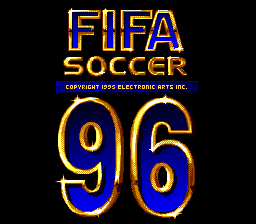 FIFA Soccer '96 (Europe) (En,Fr,De,Es,It,Sv) Title Screen